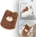 Dog Sweater - Dog Coat - Warm Winter Sweater - Warm Dog Coat - Teddy Bear - Plush Jacket - Warm Clothes - Perfect for Small Dogs - Medium-Sized Dogs - Dog - Coffee - Medium - Size L