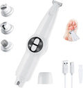 Petluno 2-in-1 Pet Grooming Trimmer with LED Light, Rechargeable Dog/Cat Hair Clipper, Grooming Tool, Electric Nail Grinder for Cats and Dogs, Pet Clipper Blades for Eyes, Ears