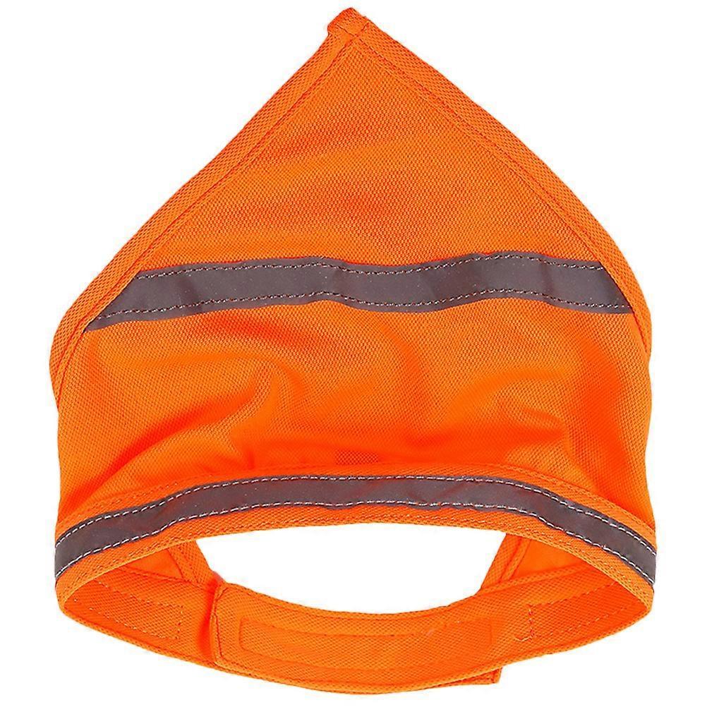 Reflective Dog Scarf, Reusable Polyester Dog Bandana Outdoor Gear - Size L