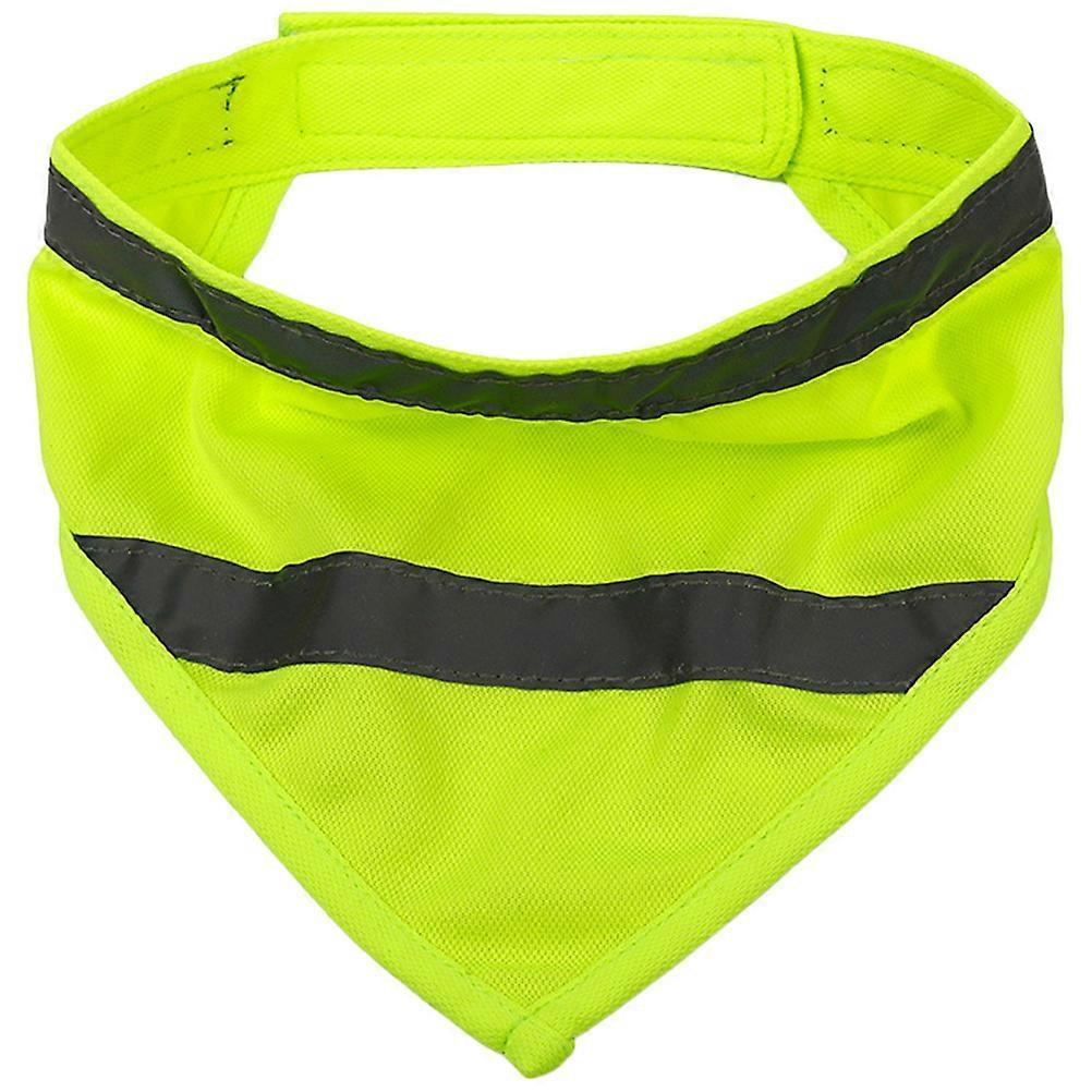 Reflective Dog Scarf, Reusable Polyester Dog Bandana Outdoor Gear - Size L