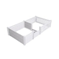 Rooster Farms 1.9m x 0.95m PVC Dog Whelping Box + Playpen Kit - Anti-Crush Rail