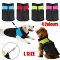 L Size Large Dog Jacket Padded Waterproof Pet Clothes Warm Windbreaker Vest Coat Winter - Pink