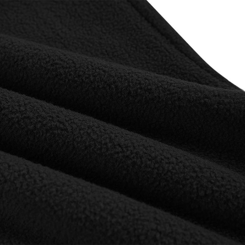 Dog Puppy Hoodies Jacket Solid Coat Pet Winter Soft Warm Clothes S-5XL Black - L