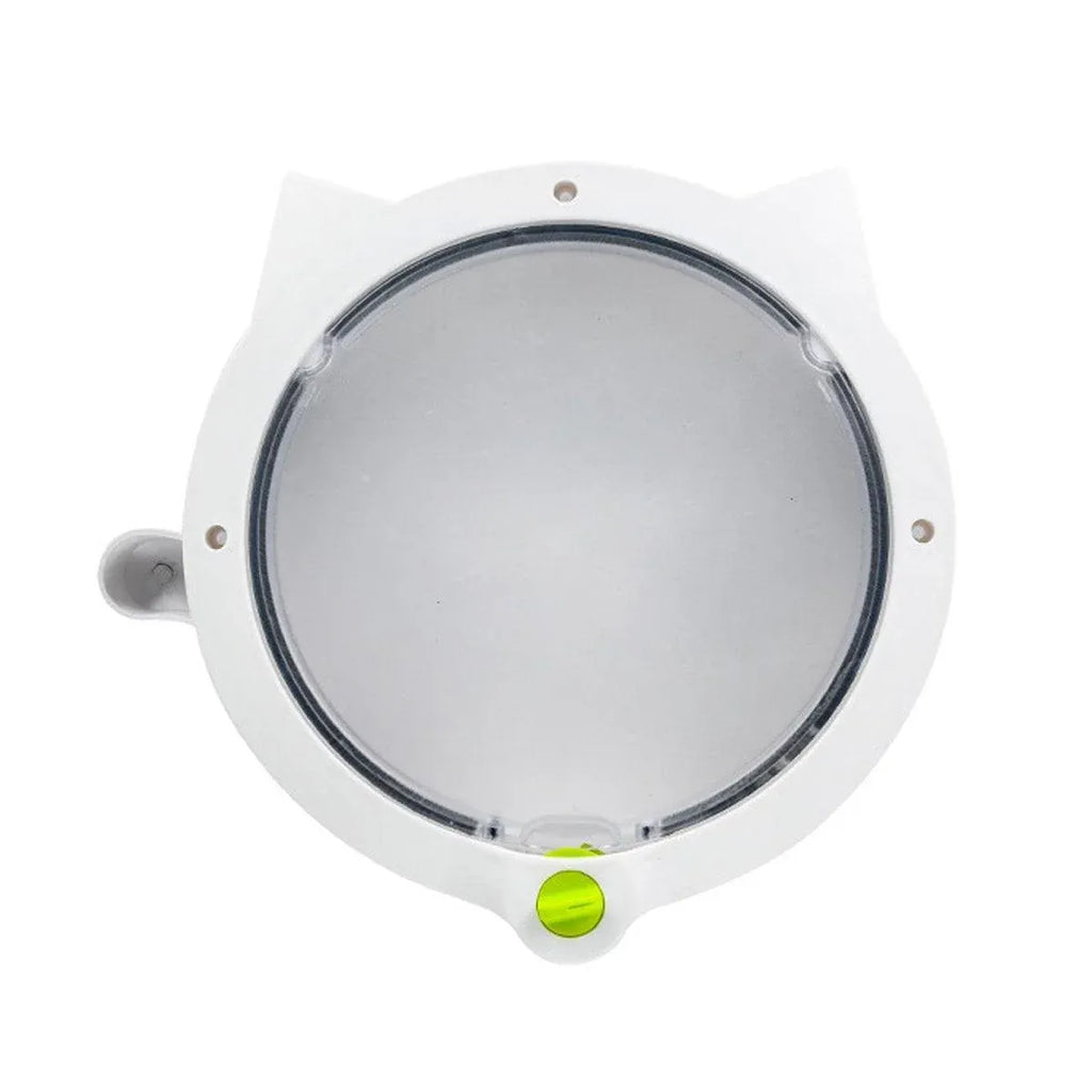 Cat Ear Pet Door for Cats and Dogs Easy In and Out Access Durable Pet Supplies - White