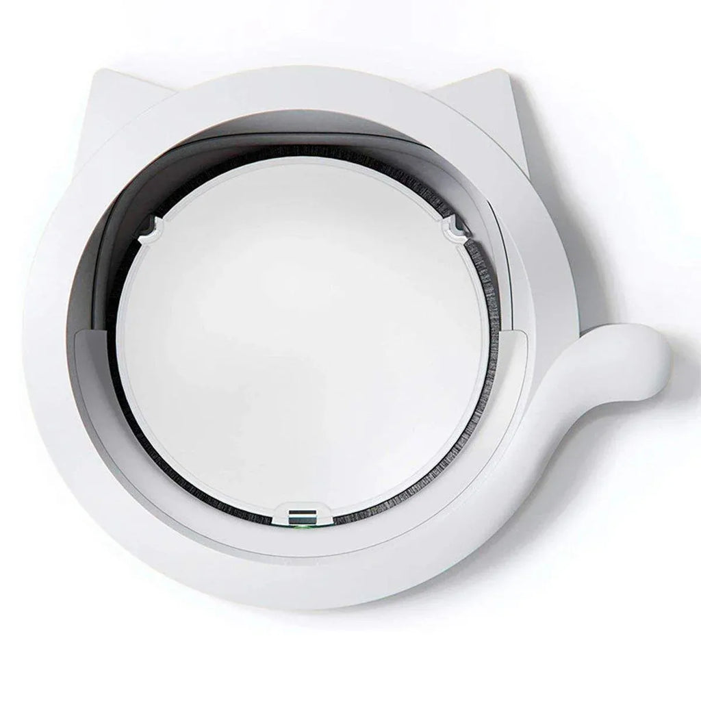 Cat Ear Pet Door for Cats and Dogs Easy In and Out Access Durable Pet Supplies - White