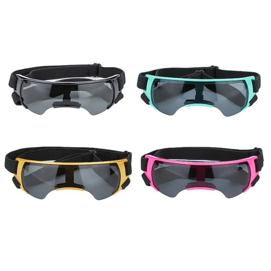 Pet Dog Sunglasses Goggles UV Eye Shield for Small Dogs Outdoor Travel Sunshade - Blue