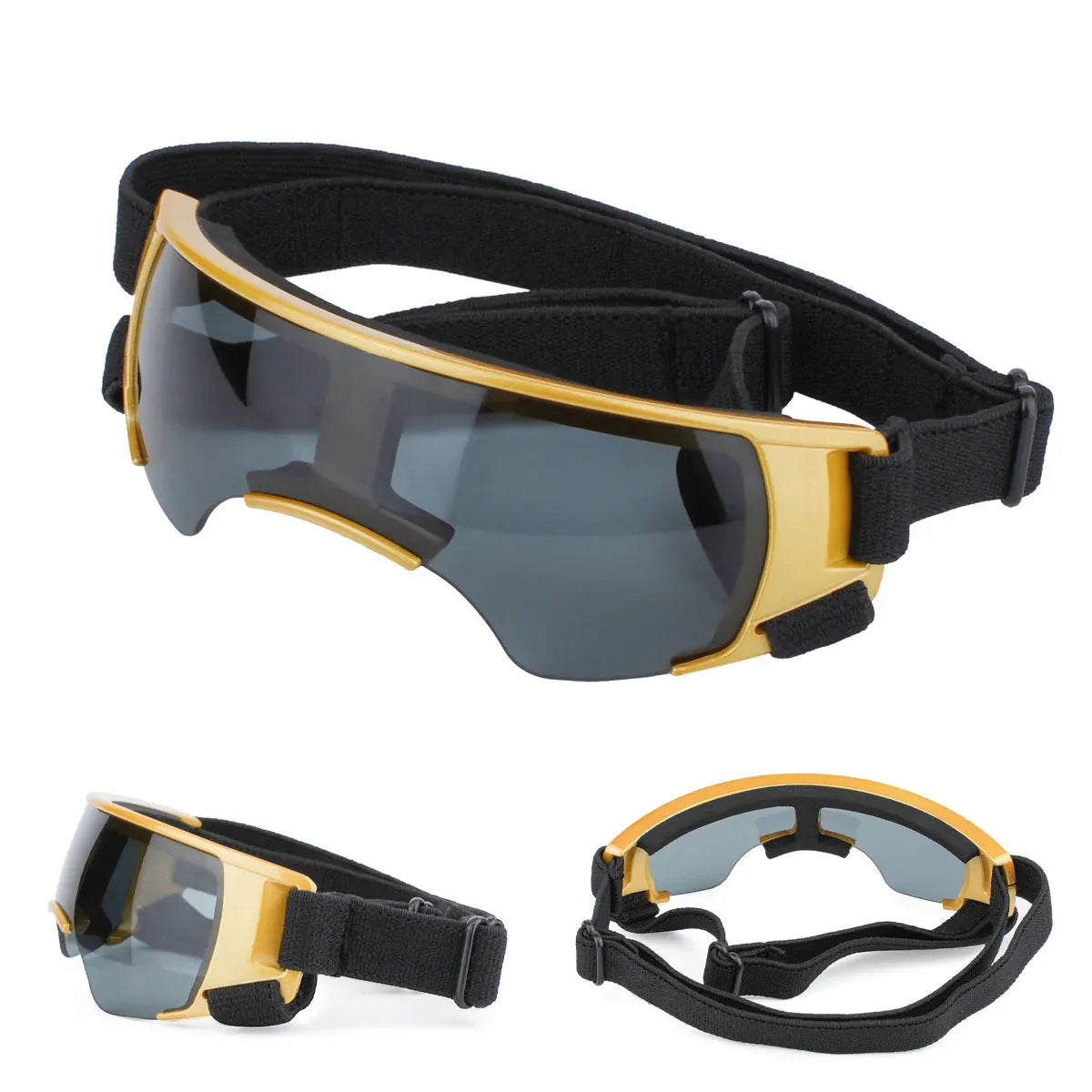 Pet Dog Sunglasses Goggles UV Eye Shield for Small Dogs Outdoor Travel Sunshade - Blue