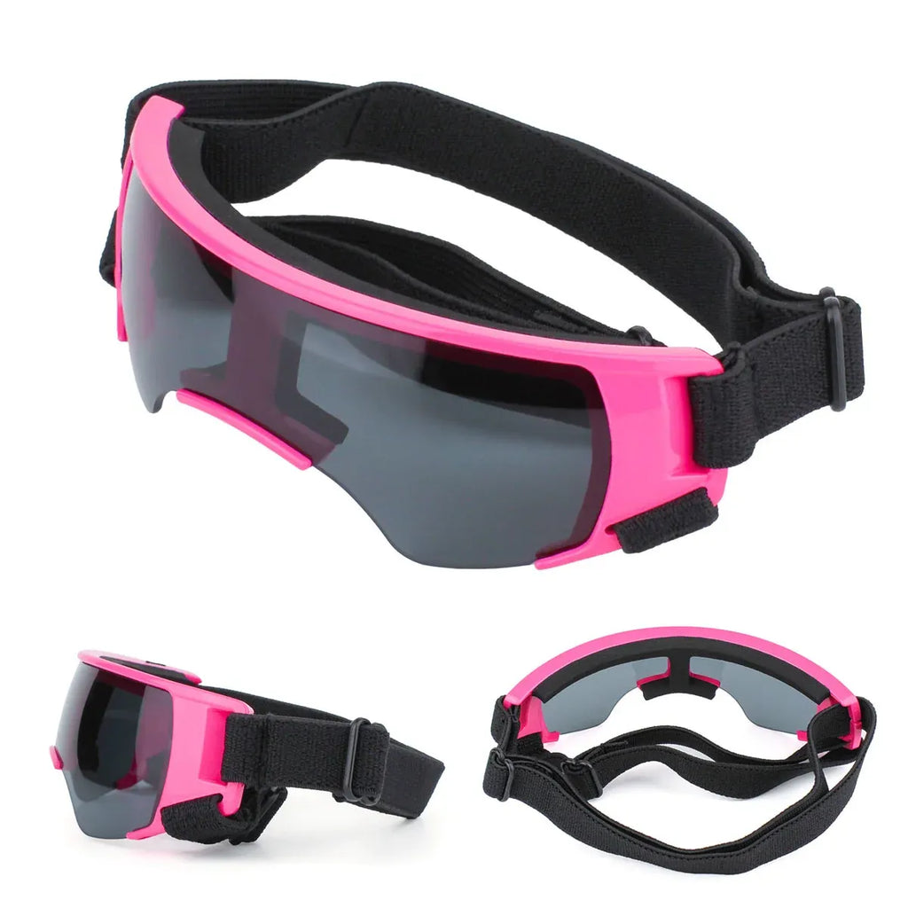 Pet Dog Sunglasses Goggles UV Eye Shield for Small Dogs Outdoor Travel Sunshade - Blue