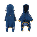 Waterproof Four Corner Pet Raincoats In Large Medium And Small Sizes Are Suitable For Dogs - Blue - XL