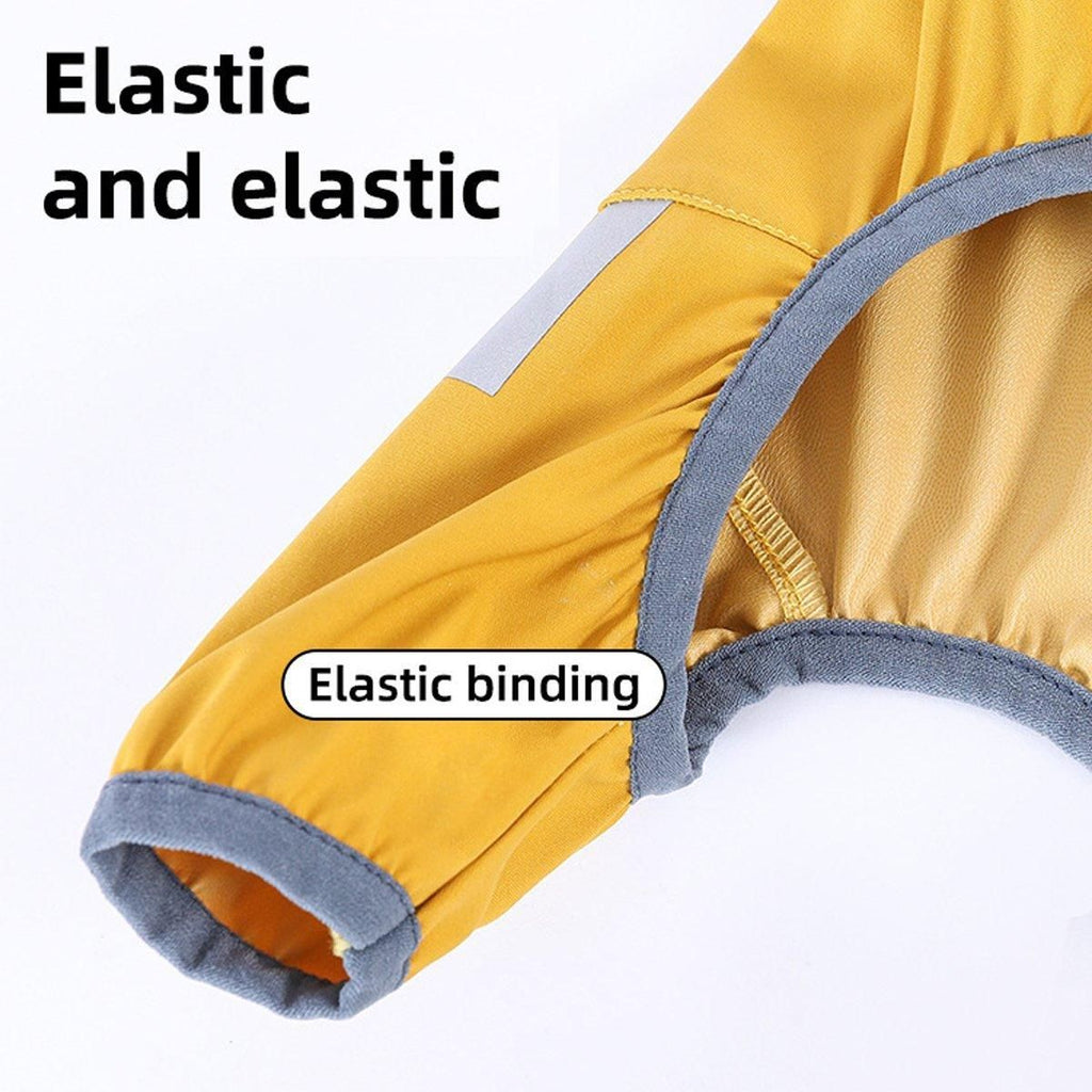 Waterproof Four Corner Pet Raincoats In Large Medium And Small Sizes Are Suitable For Dogs - Blue - XXL