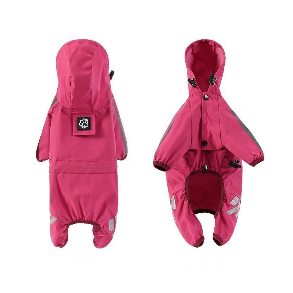 Waterproof Four Corner Pet Raincoats In Large Medium And Small Sizes Are Suitable For Dogs - Blue - XXL