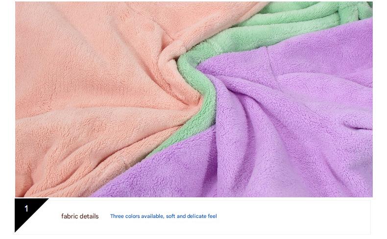 Purple Hooded Dog Bathrobe - Super Absorbent, Adjustable Fit, Cozy Pet Towel (Size : S)