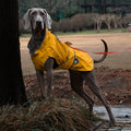 50# Yellow Waterproof Reflective Dog Raincoat for Small to Large Dogs