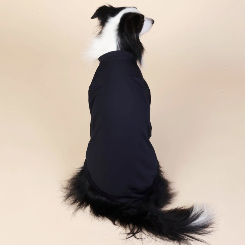 Black Classic Dog Sweatshirt with Hood & Drawstrings - For Large Dogs (Size : 8XL)