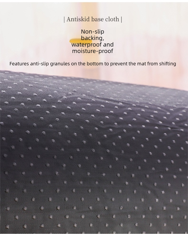 Thickened Pet Sofa Bed L Size 60x40cm Grey Dog Mat with Integrated Pillow Soft Washable Sleeping Pad for Dogs and Cats All Season Comfort